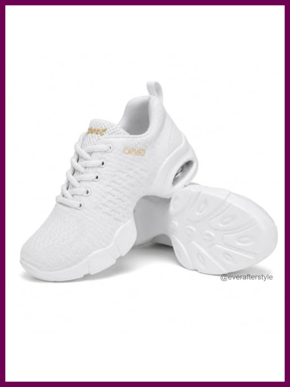 Women's Mens Jazz Dance Sneakers Lace Up Split Sole